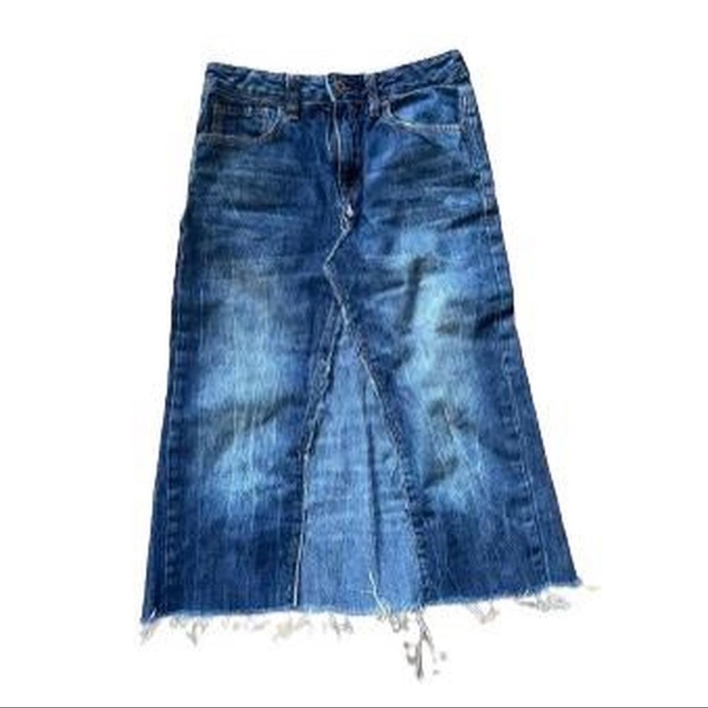 GAP denim midi skirt